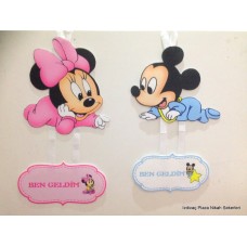 Deur versiering Minnie / Mickey Mouse